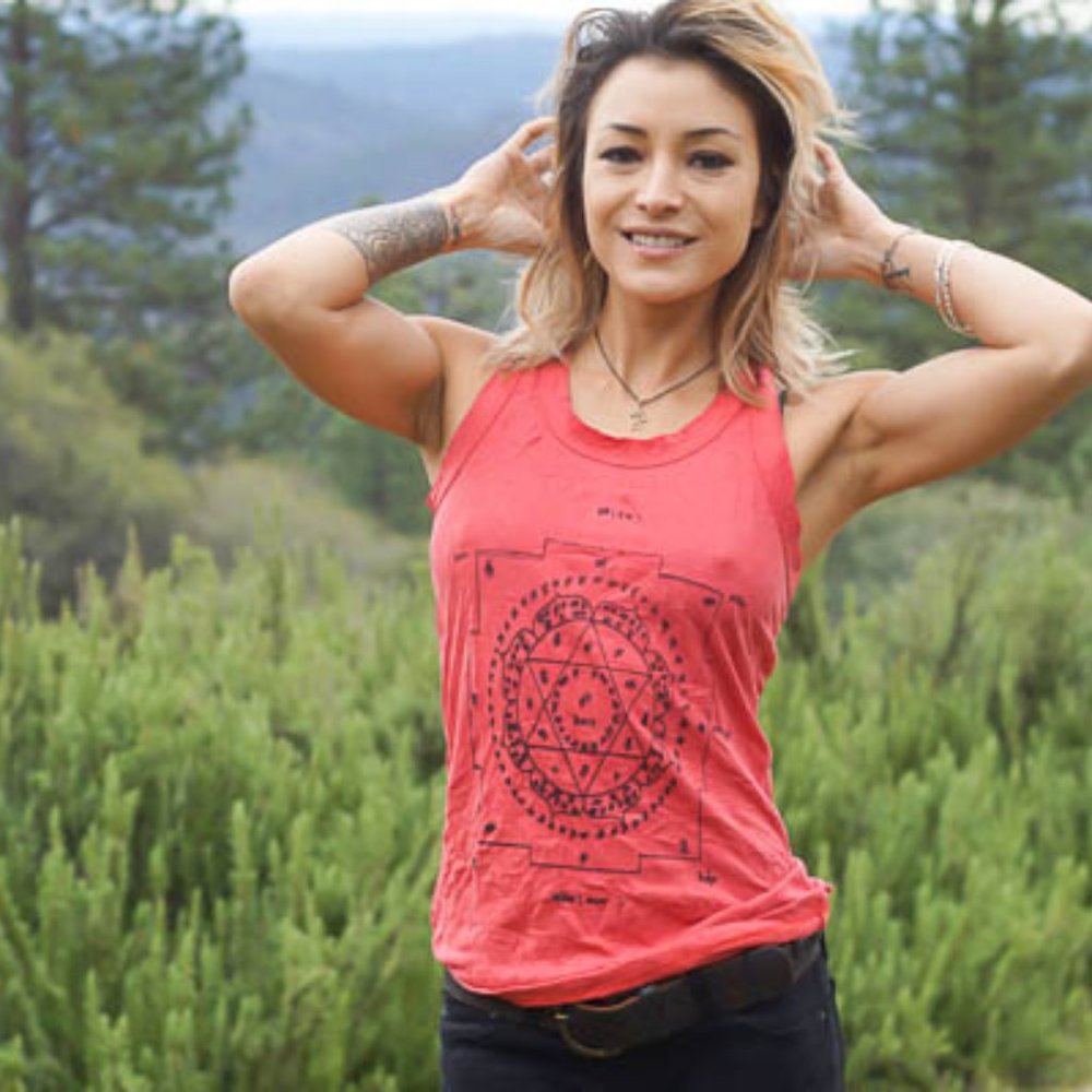 Lakshmi Yoga Tank Top, Festival Yantra Clothing